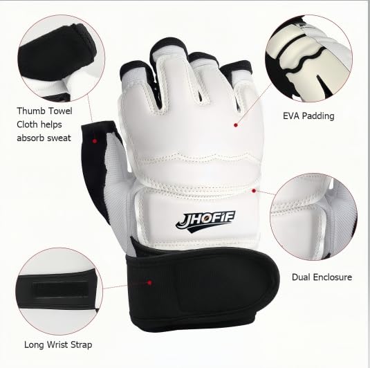 Martial Arts Karate Protective Sparring Gear Package Deal/Gift Adjustable Adults & Youth Headgear, Gloves & Kicks for MMA, Taekwondo, Boxing Training - size: Small