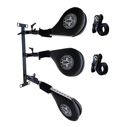 3 Pack Kicking Pads with Wall Mounted Bracket Hands-Free Striking Pads, Kicking Pads for Martial Art, Taekwondo Kick Pads Targets for Kickboxing Training