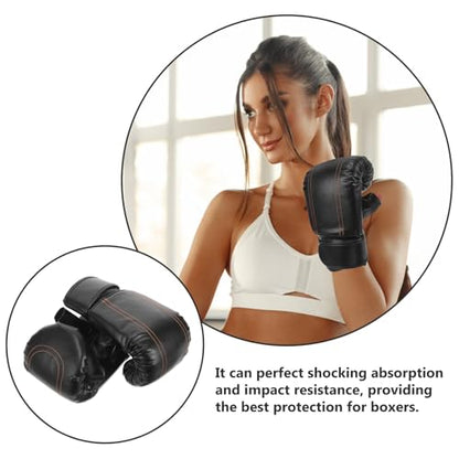 VANZACK Boxing Gloves Sparring Gloves Open Finger for Men for Women Portable Kickboxing Accessory Sturdy for MMA and Muay Thai