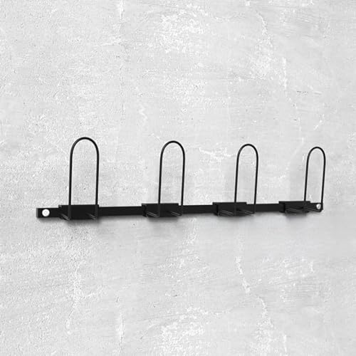 Boxing Gloves Storage Rack & Organizer, Boxing Gloves Display Stand Holder, Boxing Gloves Dryer, Wall Mount Steel Hooks for Kickboxing, Muay Thai, MMA Training Gloves (1-Pcs Set), black