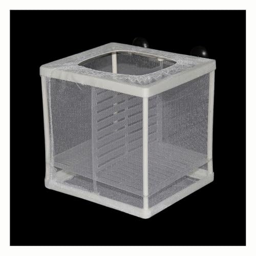 Fish Tank Tool Fish Hatchery Isolation Net Fish Tank Incubator Box Hanging Aquarium Accessory Supplies(16x14x15cm) - size: 16x14x15cm