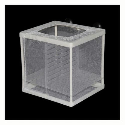 Fish Tank Tool Fish Hatchery Isolation Net Fish Tank Incubator Box Hanging Aquarium Accessory Supplies(16x14x15cm) - size: 16x14x15cm
