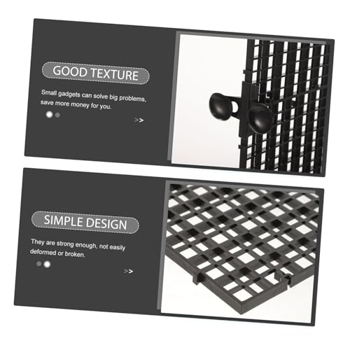 Fish Tank Divider Panel with Suction Cups Aquarium Separator Anti-Jumping for Aquariums Isolation Board for Fish Habitat Expansion and Tank Compartmentalization Black