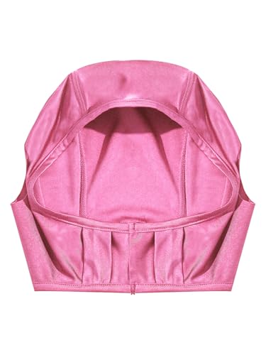 Aislor Wrestling Hair Cover Cap Wrestler Headgear for BJJ, MMA Grappling and Training, Long Hair Net Slicker - color: Pink