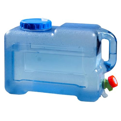 3.17 Gallon Water Container with Spigot, Portable Water Jug, No Leakage Camping Bucket with Tap, BPA Free Emergency Water Storage Tank for Camping, Vehicle, Car, Outdoor Hiking, Picnic
