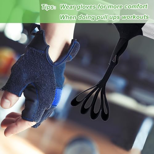 Strength Training Grip Finger Strengtheners,Finger Grip Strength Trainer Devices,Finger and Thumb Strengthener Loops Exerciser, Pull Up Grip Strength Straps