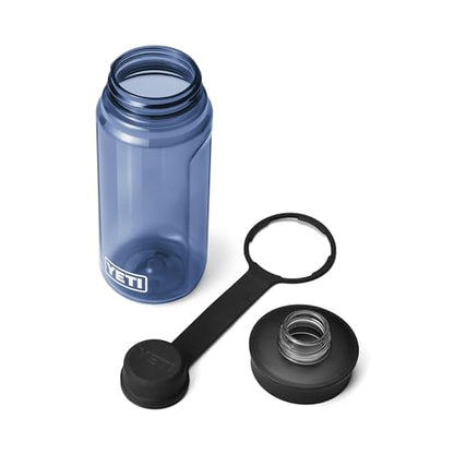YETI Yonder Water Bottle with Yonder Tether Cap, Lightweight, Leakproof and BPA-Free - color: Navy, size: 20 Ounces
