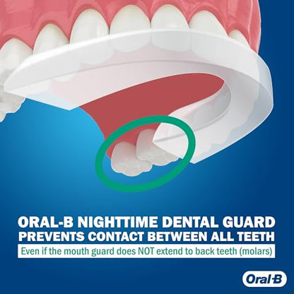 Oral-B Mouth Guard for Grinding Teeth at Night - Nighttime Dental Guard – Moldable Night Guard with Scope Mint Flavor – Less Than 3-Minutes for Custom Teeth Protection