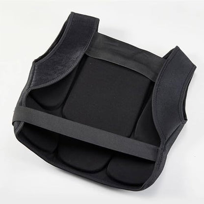 Martial Arts Chest Guard Heavy Duty Foam Padding Body Protector Fit for Adult Sparring Shock Absorbing Karate Taekwondo Gear Adjustable Straps Ventilated Polyester - size: XX-Large