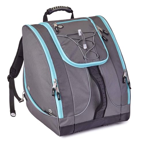 Athalon Everything Boot Bag/Backpack - color: Grey/Teal