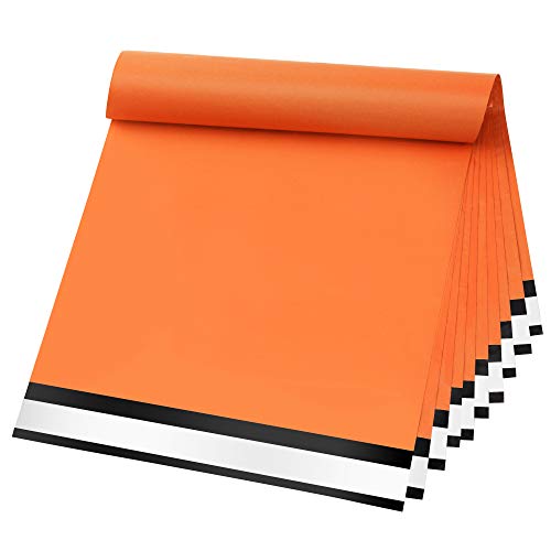 Famagic Poly Mailers 24x24 Inches 50 Pcs Orange Packaging Shipping Bags Mailing Envelopes Self-Seal Waterproof and Tear-Proof Mailers Bags for Small Business Clothing Boutique - color: Orange, size: 24x24
