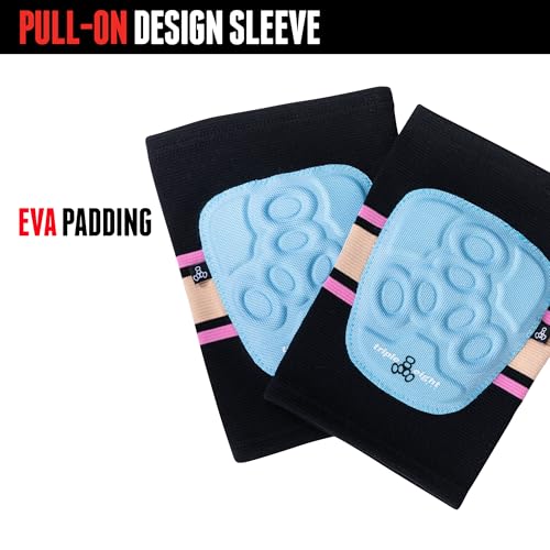 Triple Eight Covert Elbow Pads – Ideal for Roller Skating, Biking, BMX, and Skateboarding - color: Sunset, size: Large