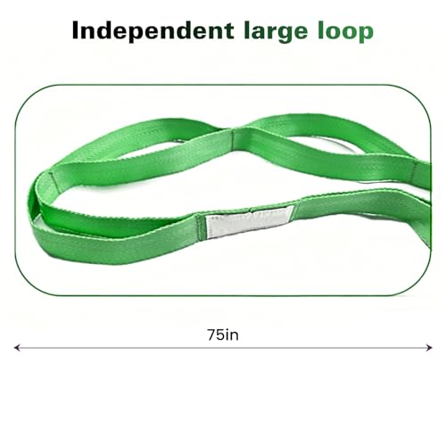 Stretching Strap with 10 Loops Non-Elastic Yoga Strap for Physical Therapy Pilates Dance Gymnastics Stretch Band for Daily Flexibility Routine at Home Gym Travel Includes Exercise Guide - color: Green