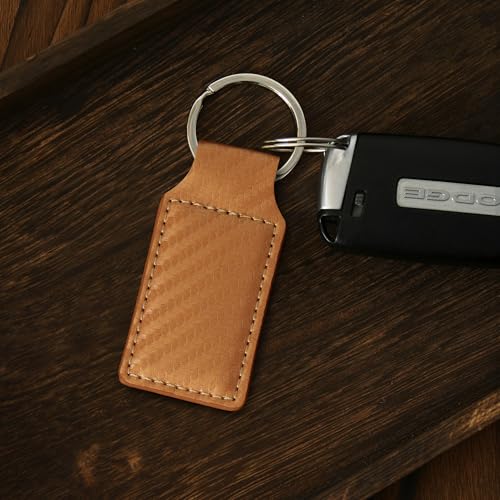 LaserGram Rectangle Keychain, Allah 2, Personalized Engraving Included (Carbon Fiber Bronze) - color: Carbon Fiber Bronze