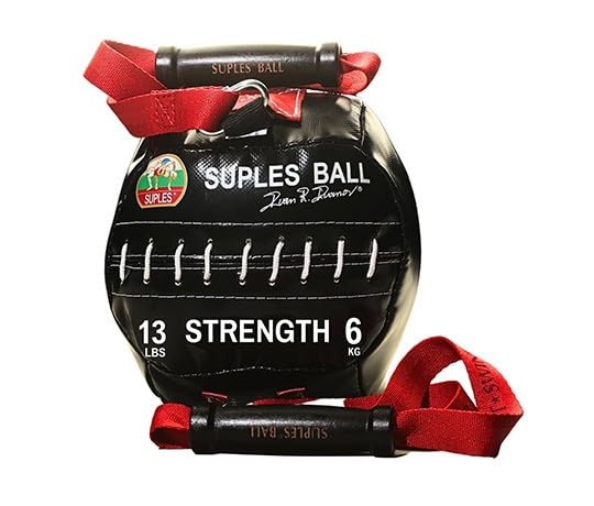 Suples Ball Strength – Bulgarian Bag Alternative for Functional Training, MMA, Wrestling, Judo, Grappling & Core Workouts - size: 13lbs, style: Intermidiate (10")