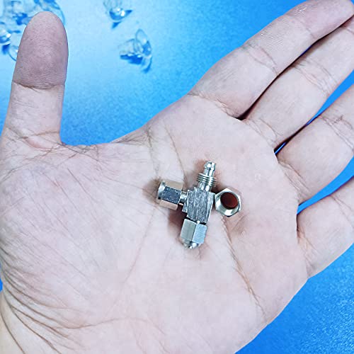 Aquarium Proof CO2 Tubing(Transparent) Improving Kit (30 Ft CO2 Tubing/w Metal Fitting & Suction Cups)