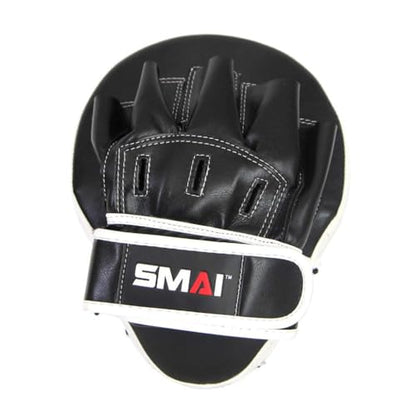 SMAI Essentials Boxing Focus Mitts - Curved Gloves for MMA Punching Training and Sparring