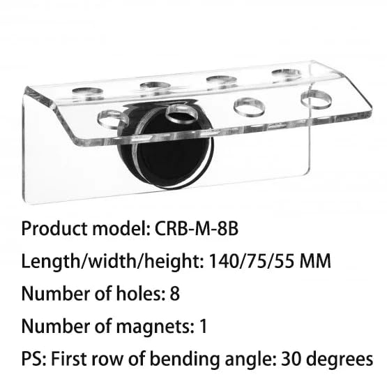 Marine Sources Fish Tank Aquarium Supplies Acrylic Magnetic Coral Frag Rack - for 15mm Glass Thickness (CRB-M-8B) - size: CRB-M-8B