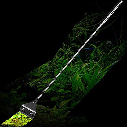 Stainless Steel Algae Scraper Cleaner with 10 Blades for Aquarium Fish Plant Glass Tank