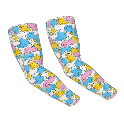 Arm Sleeves Outdoor Garden Sports Cooling Sun Sleeve for Women Men Farm - color: Cute