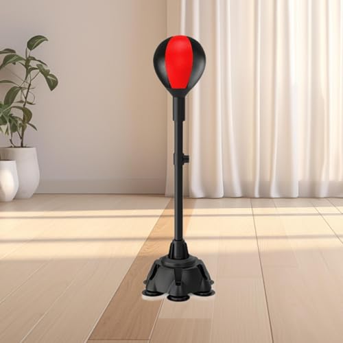 High-Speed Boxing Ball Set for Home Gym Training - color: Red Black