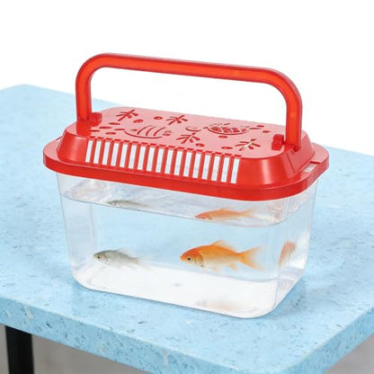 BETOOKY 5pcs Aquarium Fish Transport Bucket Set, Portable Fish Tank for Safe Aquatic Pet Transfer & Temporary Holding, Ideal Beach, Outdoor, Travel 5.3x3.4x2.8in