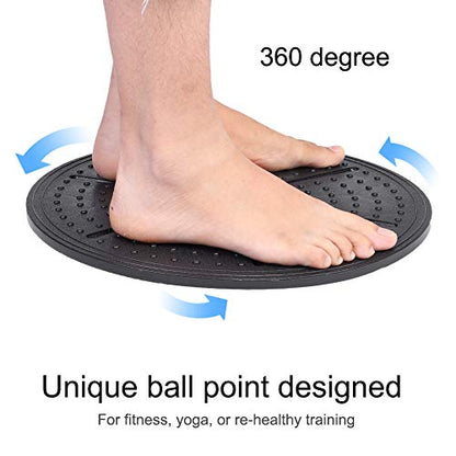 Balance Board, Wobble Balance Board Non Slip Disc Training Board Stability Disc Training Fitness Standing Desk for Yoga Exercise Sports