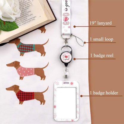 'God is Good ' Lanyard with ID Badge Holder Retractable Badge Clip Cute Lanyards for ID Badges Keychain for Key Card Women Girls School Teacher Nurse Work - color: God is Good '