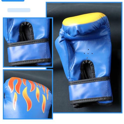 Sosoport 1 Pair Kickboxing Children's Boxing Gloves Glove Mittens Boxing Gloves Boxing Gloves for 3-8 Years - color: Blue