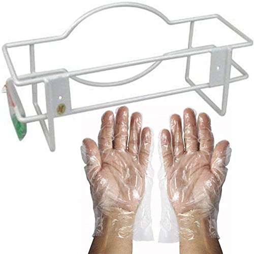 Tiger Chef Wall Mount Dispenser with 500 Medium Size Clear Polyethylene Gloves
