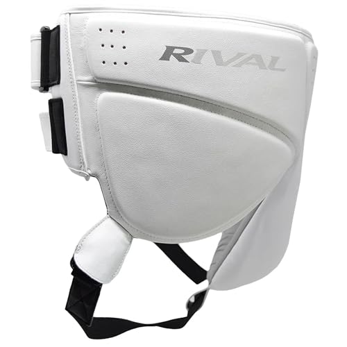 RIVAL Boxing RNFL10 360 Groin Protector with Intelli-Shock D3O Foam, Intelligently Adapts to The Intensity of Any Hit - color: White, size: Medium