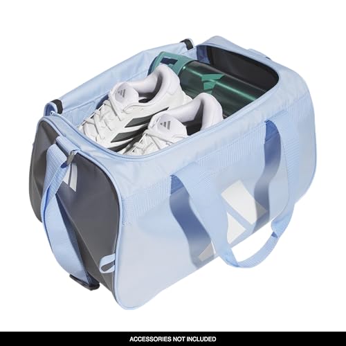 adidas Power Gym Bag – Lightweight Small Duffel - color: Glow Blue/White/Grey Three
