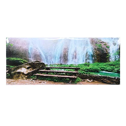 Aquarium Background Sticker, Fish Tank Decorative PVC Sticker, Non - Landscape Image with High Transparency for Aquarium or Fish Tank (91 * 50cm) - size: 91*50cm