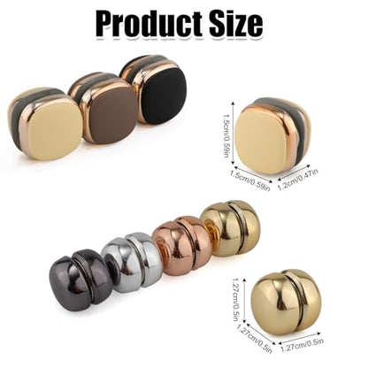 7pcs Hijab Magnetic Pins, 2 Shapes Pinless Strong Hijab Magnets for Clothing Multi-Purpose Scarf Magnetic Pin Shawl Clasp Brooch Small Convenient Magnetic Clips for Scarves, Women Girls