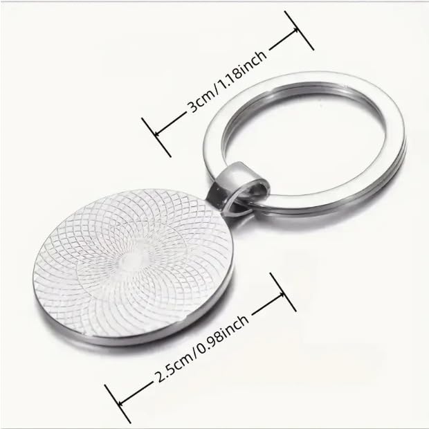 3PCS Islamic Keychain Set, Arabic Calligraphy Mosque Dome Keyring, Muslim Spiritual Gift, Islamic Art Pendant for Men Women, Ramadan Eid Mubarak Car Bag Keys Accessories