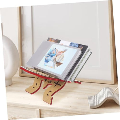Quran Stand Elegant Reading Holder for Islamic Books Compact Design for Home Decor Craftsmanship for Quran Recitation and Study