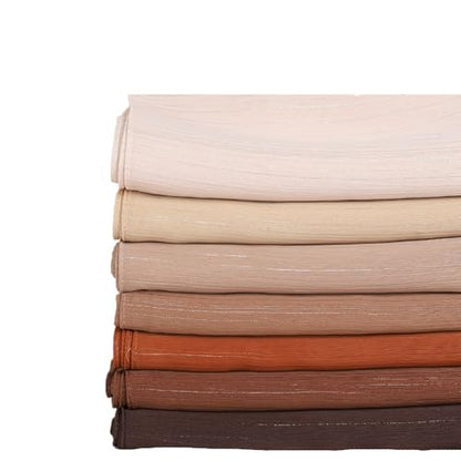 Women Hijab Chiffon Head Scarf Lightweight Shimmer Scarves Crepe Wedding Shawls and Wraps for Evening Dresses Shiny - color: Light-camel