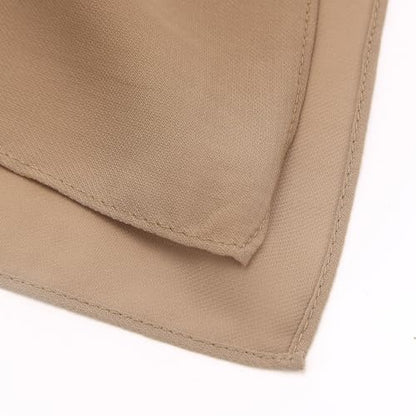 Women’s Chiffon Hijab Scarf - Heavyweight Solid Color Shawl & Wrap, Soft Breathable Headwrap for All Seasons - color: Mcgjxfs2604-camel