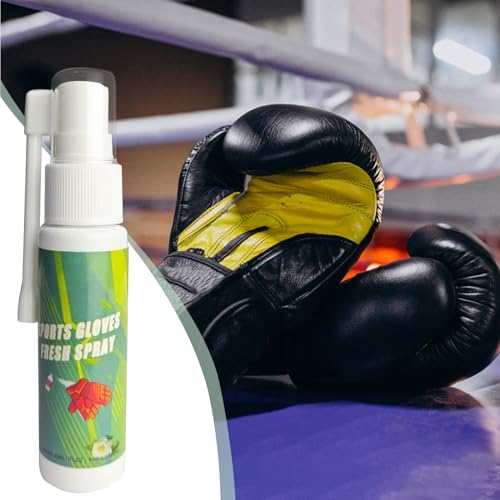 Boxing Glove Odor Spray 30ml - Gym Bag Deodorizer,Freshener Solution for Athletic Gear Helmet Work Boot, Boxing Gloves Hockey Equipment Football Pads
