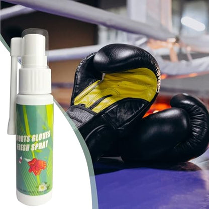 Boxing Glove Odor Spray 30ml - Gym Bag Deodorizer,Freshener Solution for Athletic Gear Helmet Work Boot, Boxing Gloves Hockey Equipment Football Pads
