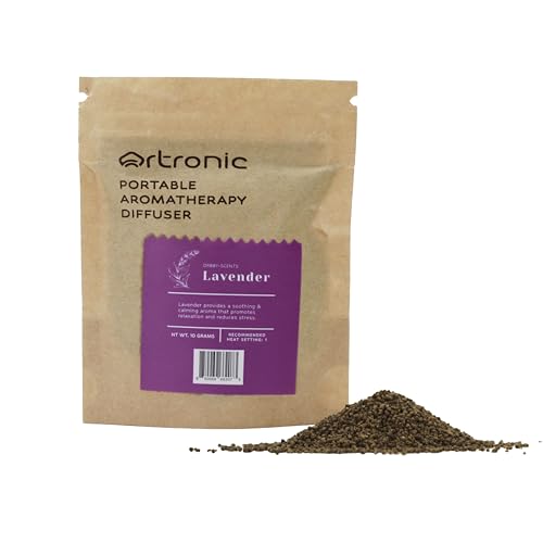 Aroma Diffuser-Compatible Scent Granule Starter Kit: Lavender,10g, Refills for Orbby Incense Burner - color: Lavender 10g
