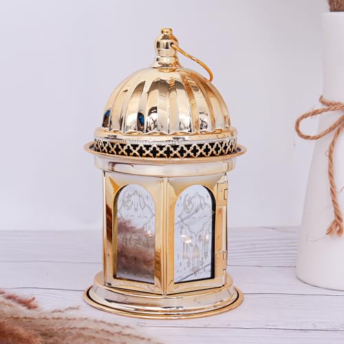 Ramadan Lantern Lights,Ramadan Candle Lantern,Eid Mubarak LED Lamp,Ramadan Hanging Lantern Decorations for Home Style 13 - color: Style 13