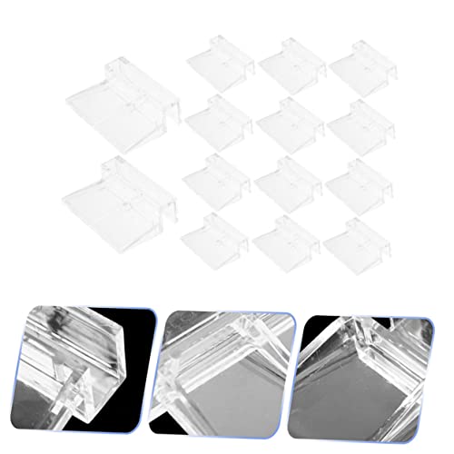 GALPADA 16pcs Aquarium Lid Support Clips Fish Tank Cover Holders for Sturdy Acrylic Brackets to Prevent Fish from Jumping for Open Aquariums and Tanks