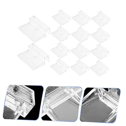 GALPADA 16pcs Aquarium Lid Support Clips Fish Tank Cover Holders for Sturdy Acrylic Brackets to Prevent Fish from Jumping for Open Aquariums and Tanks