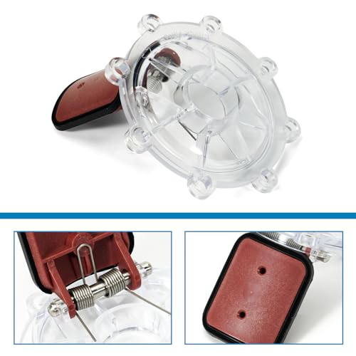 7056 2Pcs Check Valve Covers with Flapper Assembly Compatible with Zodiac Jandy Spring Check Valve Replacement# 7235,7305