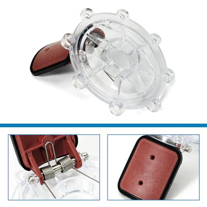 7056 2Pcs Check Valve Covers with Flapper Assembly Compatible with Zodiac Jandy Spring Check Valve Replacement# 7235,7305