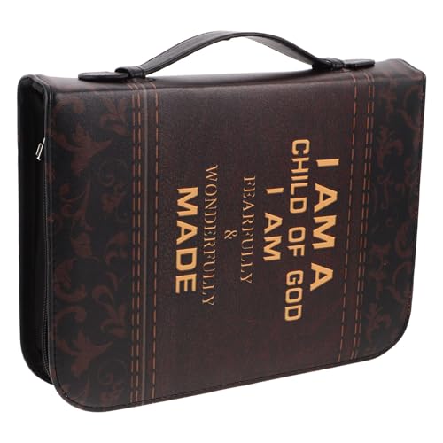 Bible Cover for Women: Bag Bible Protective Book Holder Carrying Case Folder Organizer - Buddhist Text Bag Handbags for Storage
