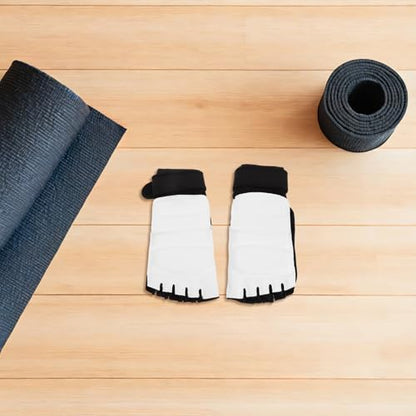 1 Pair Taekwondo Sparring Gear: Foot Protector Karate Boxing Sparring Foot Guard - Martial Arts Protective Gear for Kung Fu Punch Bag Kickboxing MMA Training L - size: 26.00X10.00X2.00CM