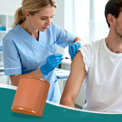 Injection Training Pad, Intramuscular and Subcutaneous Injection Practice Pad, IM,SQ Injection Pad for Medical Education