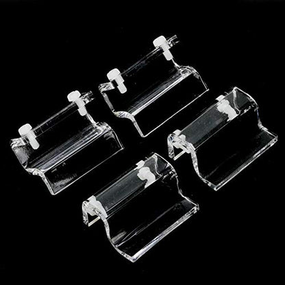 4pcs Aquarium Top Cover Bracket Acrylic Fish Tank Lid Support Holder Clip